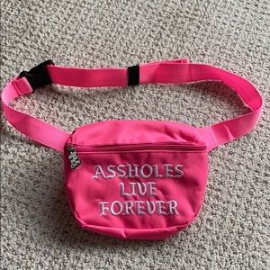 Assholes live forever fanny pack